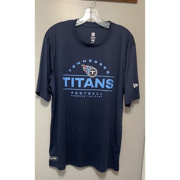 New Era Other - Tennessee Titans Nfl Football Team Apparel Blue Short Sleeve Size Large Shirt